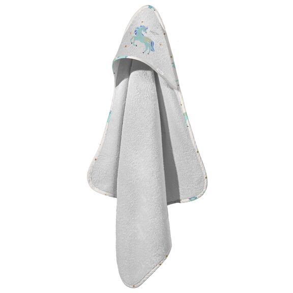 Βρεφικό Μπουρνούζι Κάπα Pinto Aqua 75x75 Saint Clair  100% Cotton