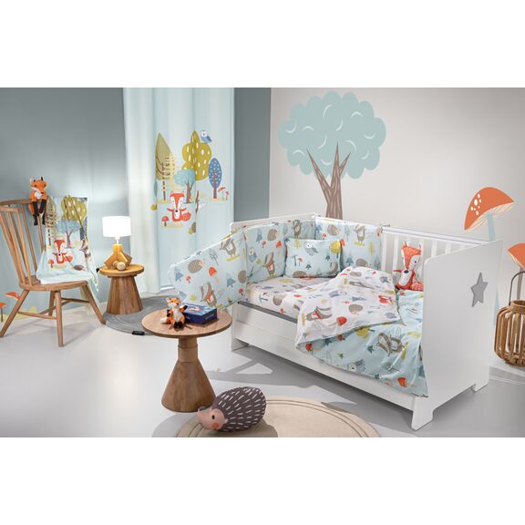 Σετ 3τμχ Βρεφική Προίκα Timber Mint Saint Clair  100% Cotton