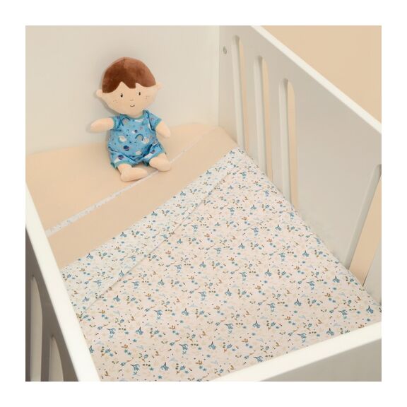 Σεντόνια Λίκνου σετ 2τ -80x100-100% Βαμβάκι Design 217 Oliver Baby