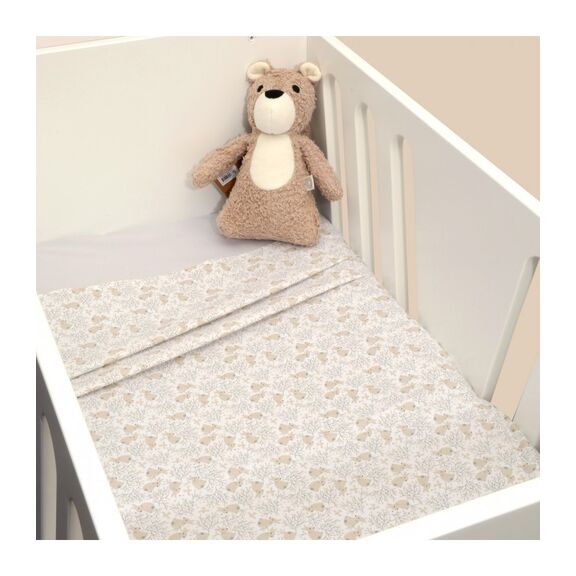 Σεντόνια Λίκνου σετ 2τ -80x100-100% Βαμβάκι Design 218 Oliver Baby