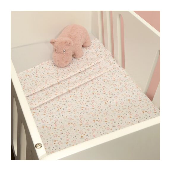 Σεντόνια Λίκνου σετ 2τ -80x100-100% Βαμβάκι Design 219 Oliver Baby
