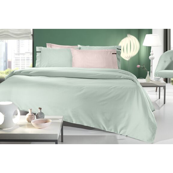 Σεντόνι Minimal Mint με Λάστιχο 120x200+35 guy Laroche  100% Cotton Satin