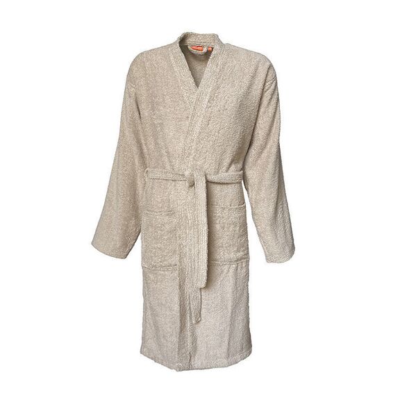 Μπουρνούζι Με Γιακά no xlarge nef-nef promise beige 100% Βαμβάκι