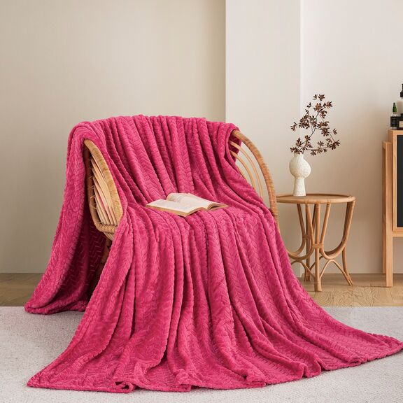 ΚΟΥΒΕΡΤΑ FLEECE ΜΟΝΗ 180X240 ADAM HOME (550) FUCSHIA(21)