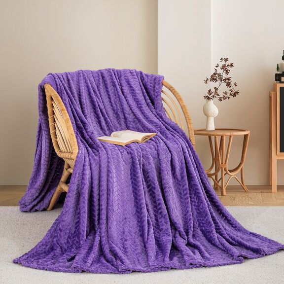 ΚΟΥΒΕΡΤΑ  FLEECE ΜΟΝΗ 180X240 ADAM HOME (550)  PURPLE(73)