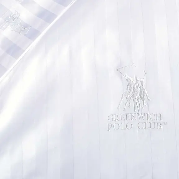Greenwich Polo Club Παπλωματοθηκη σετ Υπερδιπλh 2271 White
