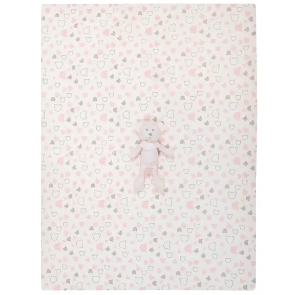 Greenwich Polo Club Κουβερτα Πικε 75x100 Βαβυ Essential 8855 Pink, White