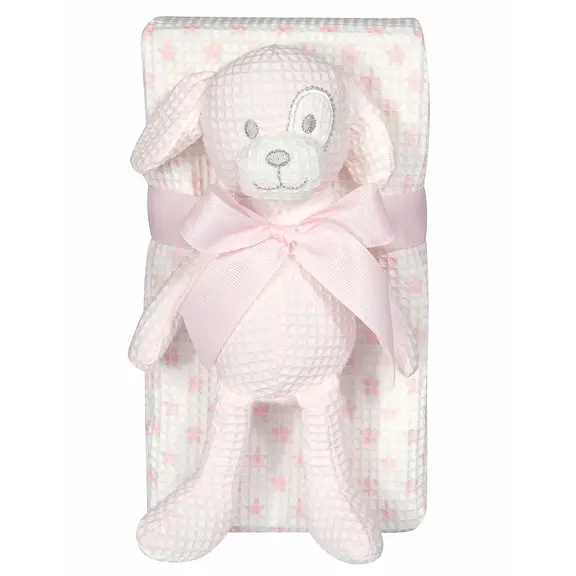 Greenwich Polo Club Κουβερτα Πικε 75x100 Βαβυ Essential 8857 Pink, White