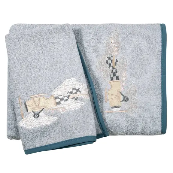 Greenwich Polo Club σετ Πετσετες Βαβυ Essential 8852 Blue, Grey