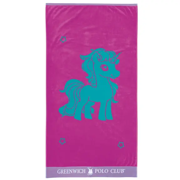Greenwich Polo Club Junior Πετσετα Θαλασσης 70χ140 4074 Mint, Pink