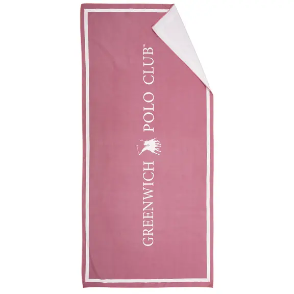 Greenwich Polo Club Πετσετα Θαλασσης 80χ170 4030 Beige, Dark Rose