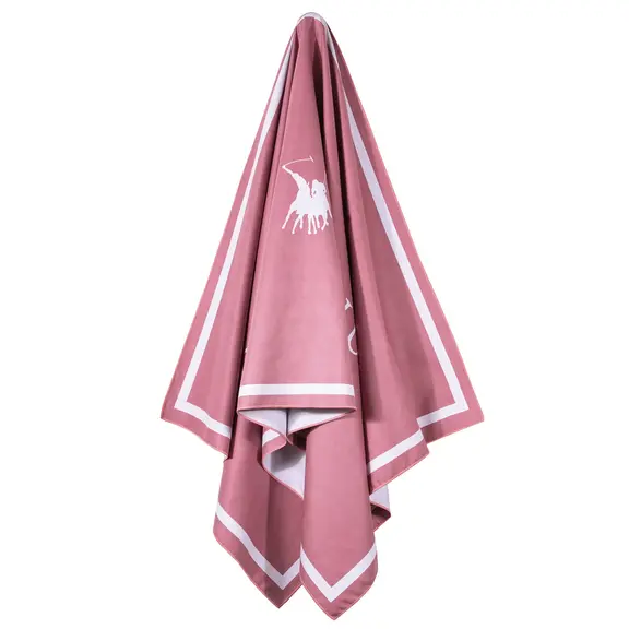 Greenwich Polo Club Πετσετα Θαλασσης 80χ170 4030 Beige, Dark Rose