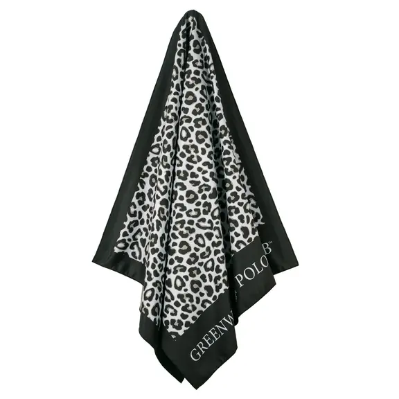 Greenwich Polo Club Πετσετα Θαλασσης 80χ170 Essential 4036 Black, Taupe