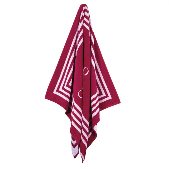Greenwich Polo Club Πετσετα Θαλασσης 90χ170 4055 Red, White