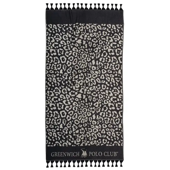 Greenwich Polo Club Πετσετα-Παρεο 90χ170 4059 Black, Ivory