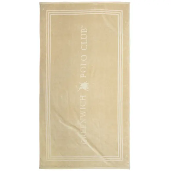 Greenwich Polo Club Πετσετα Θαλασσης 90χ170 4062 Ivory