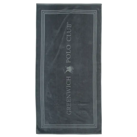 Greenwich Polo Club Πετσετα Θαλασσης 90χ170 4063 Dark Grey