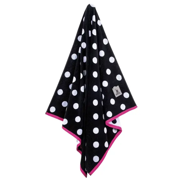Greenwich Polo Club Πετσετα Θαλασσης 90χ170 4068 Black, Fuschia