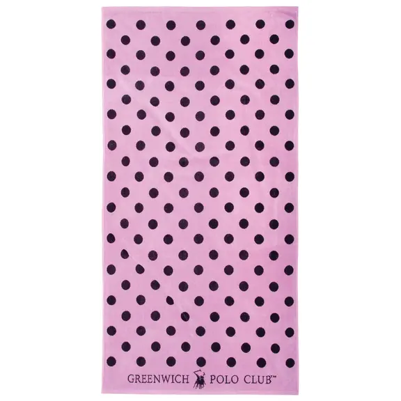 Greenwich Polo Club Πετσετα Θαλασσης 90χ170 4072 Black, Pink