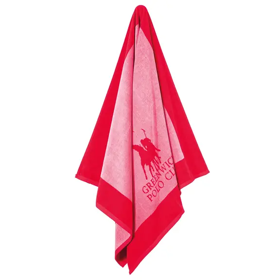 Greenwich Polo Club Πετσετα Θαλασσης 90χ180 4000 Pink, red
