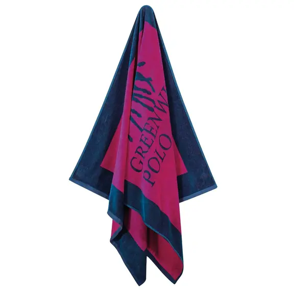 Greenwich Polo Club Πετσετα Θαλασσης 90χ180 4002 Blue, Fuschia