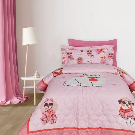 Das Kids Κουβερλι Μονο 4938 Pink