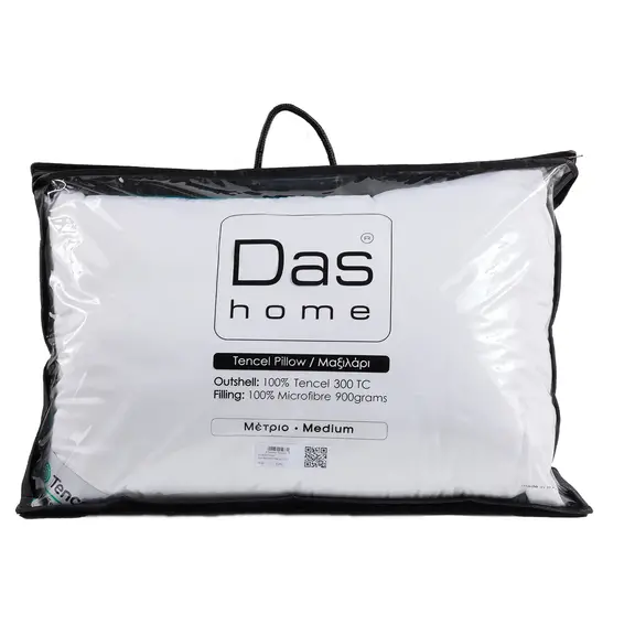 Das Home Μαξιλαρι Tencel 50x70 Comfort 1429 White