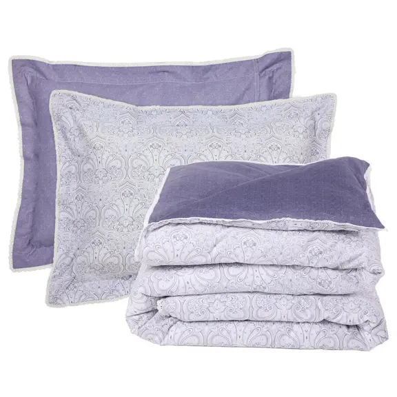 Das Home Σεντονια σετ King Prestige 1693 Blue, Grey