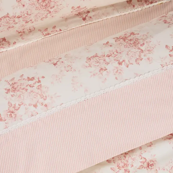 Das Home Σεντονια σετ King Prestige 1694 Beige, Rose