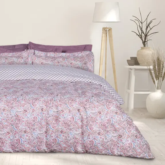 Das Home σετ Σεντονια King Happy 9669 Pink, red