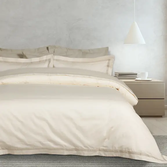 Das Home Σεντονια σετ Υπερδιπλα Executive 1699 Ivory