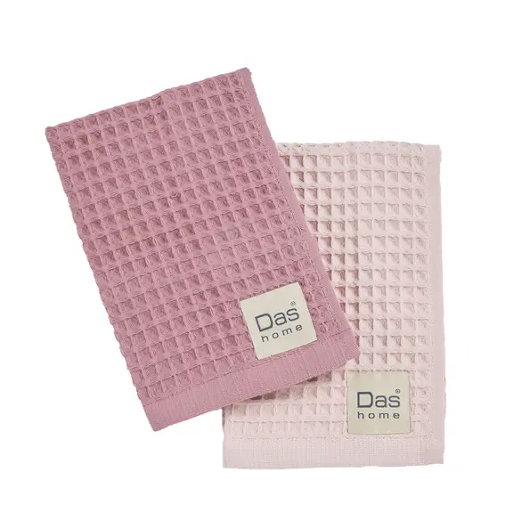 Das Home σετ Ποτηροπανα 2τμχ 40χ60 0803 Nude, Pink