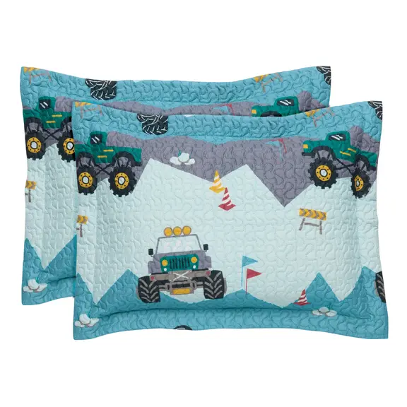 Das Kids Ζευγος Μαξιλαροθηκες 4926 Green, Grey
