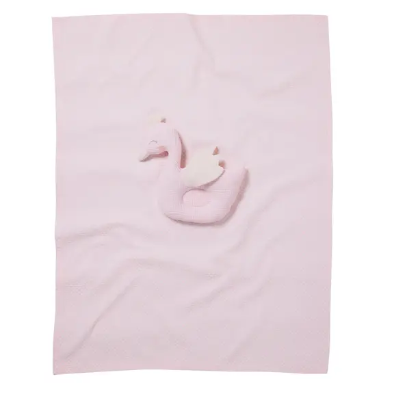 Das Baby Κουβερτα Πικε 75x100 Relax 4956 Pink, White
