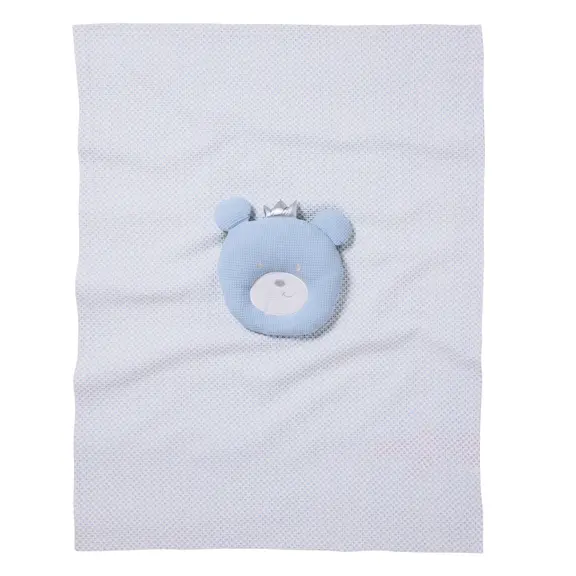Das Baby Κουβερτα Πικε 75x100 Relax 4959 Blue, White