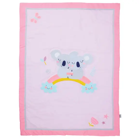 Das Baby Κουβερλι fun 4934 Grey, Pink