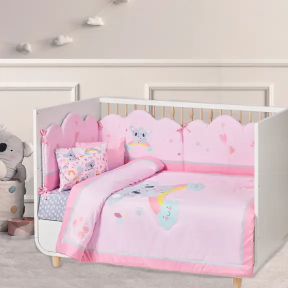 Das Baby Κουβερλι fun 4934 Grey, Pink