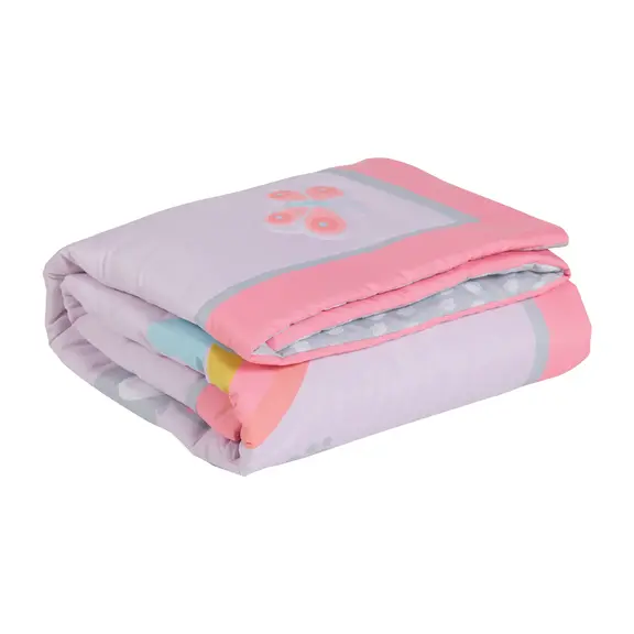 Das Baby Κουβερλι fun 4934 Grey, Pink