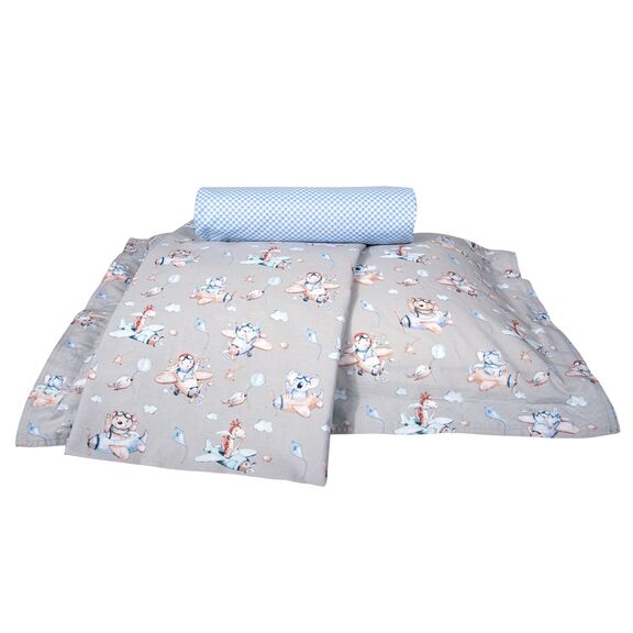 GREENWICH POLO CLUB ΣΕΤ ΣΕΝΤΟΝΙΑ ΜΟΝΑ 8851 BLUE, GREY