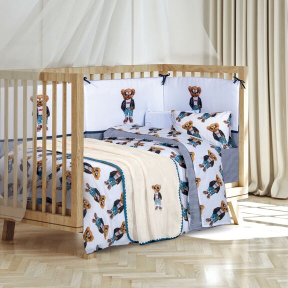 GREENWICH POLO CLUB ΚΟΥΒΕΡΤΑ VELOUR 80X110 ΒΑΒΥ 8838 BLUE, IVORY