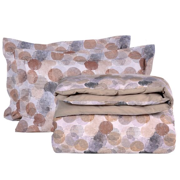 DAS HOME ΣΕΤ ΣΕΝΤΟΝΙΑ ΜΟΝΑ ΜΕ ΛΑΣΤΙΧΟ CASUAL 5426 BEIGE, BLACK, TAUPE