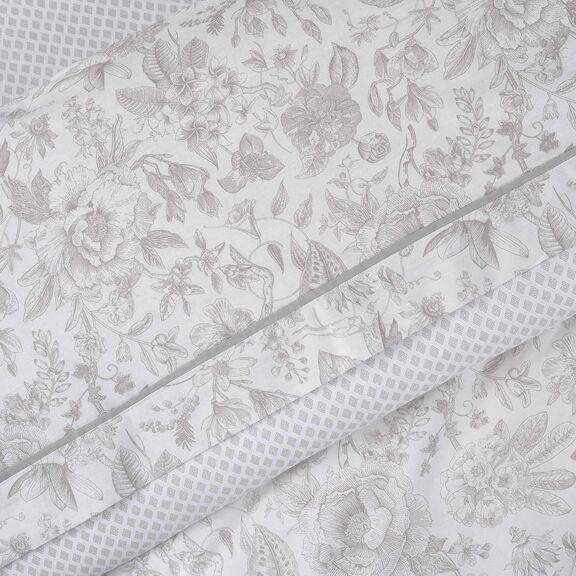 DAS HOME ΣΕΤ ΣΕΝΤΟΝΙΑ ΜΟΝΑ DAILY 9620 ECRU, GREY