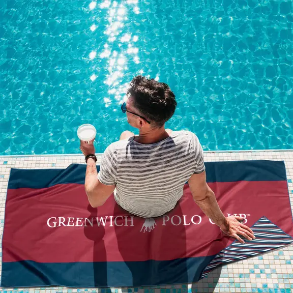 GREENWICH POLO CLUB ΠΕΤΣΕΤΑ ΘΑΛΑΣΣΗΣ 80Χ170 3874 BLUE, RED
