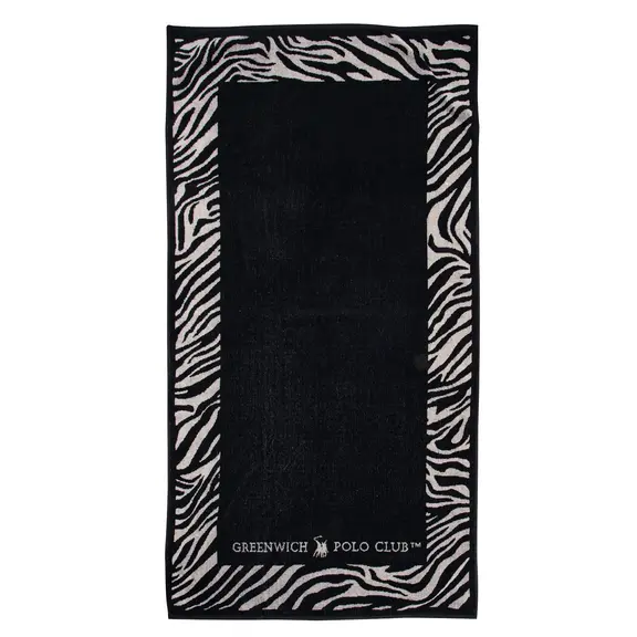 GREENWICH POLO CLUB ΠΕΤΣΕΤΑ ΘΑΛΑΣΣΗΣ 90Χ170 3884 BLACK, WHITE