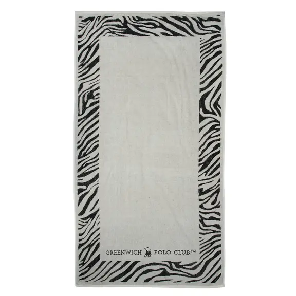 GREENWICH POLO CLUB ΠΕΤΣΕΤΑ ΘΑΛΑΣΣΗΣ 90Χ170 3885 BLACK, IVORY