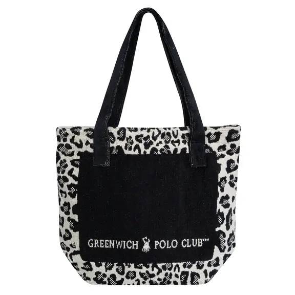 GREENWICH POLO CLUB ΤΣΑΝΤΑ ΘΑΛΑΣΣΗΣ 55Χ40 3861 BEIGE, BLACK