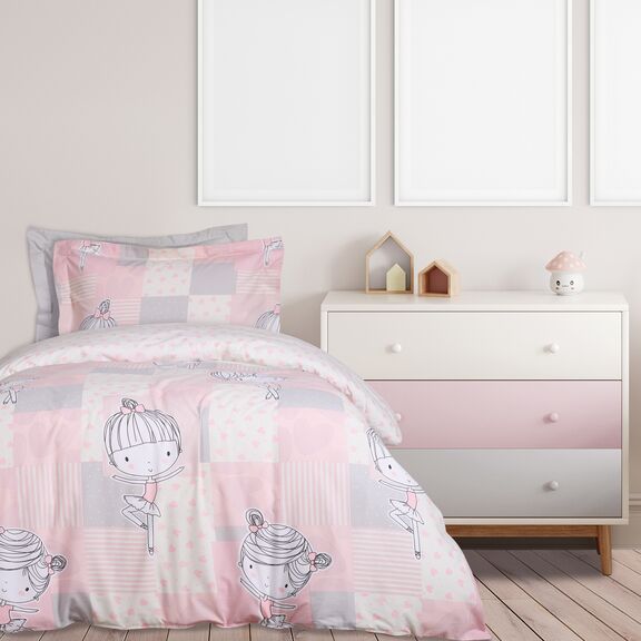 Σετ Παιδική Παπλωματοθήκη Μονή 2τμχ 160x240 das kids kid line 4872 70% Βαμβάκι 30% polyester 150tc