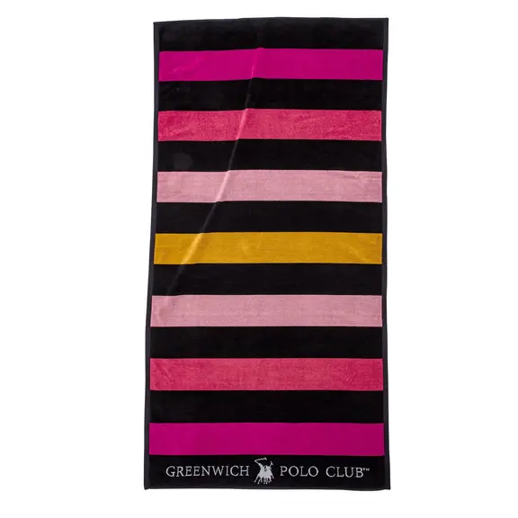 GREENWICH POLO CLUB ΠΕΤΣΕΤΑ ΘΑΛΑΣΣΗΣ 90Χ180 3768 ΚΙΤΡΙΝΟ, ΡΟΖ, ΦΟΥΞΙΑ