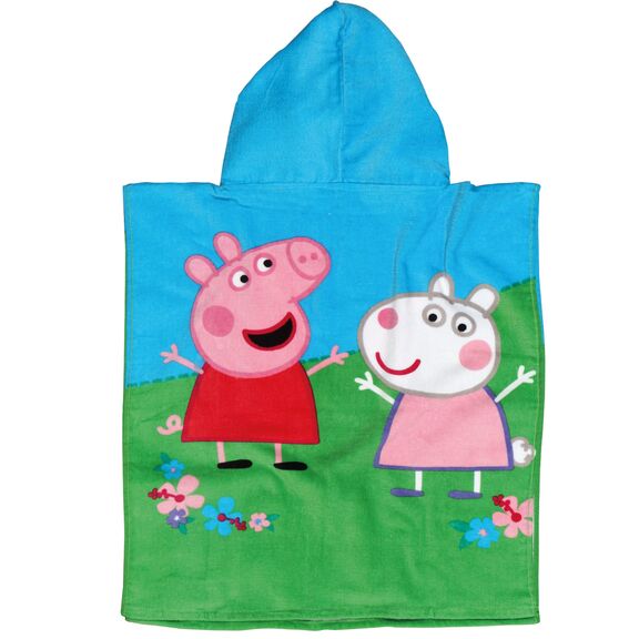 ΠΟΝΤΣΟ ΘΑΛΑΣΣΗΣ 50Χ115 PEPPA PIG 5869 ΓΑΛΑΖΙΟ, ΠΡΑΣΙΝΟ, ΡΟΖ