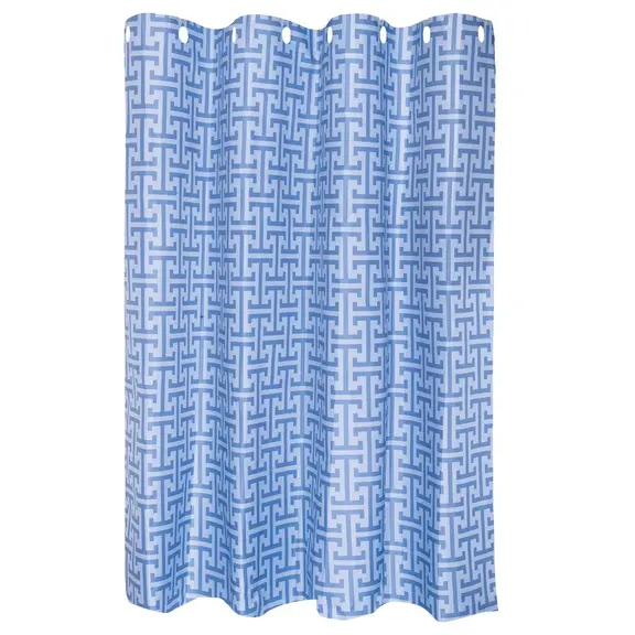 Greenwich Polo Club Κουρτινα Μπανιου 200χ180 Essential 3119 Dusty Blue
